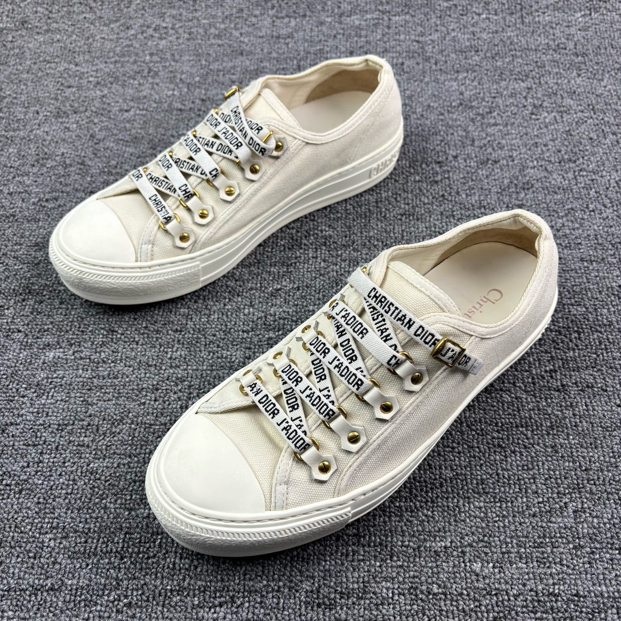 95新 DIOR/迪奥 标语绑带板鞋 38.5码