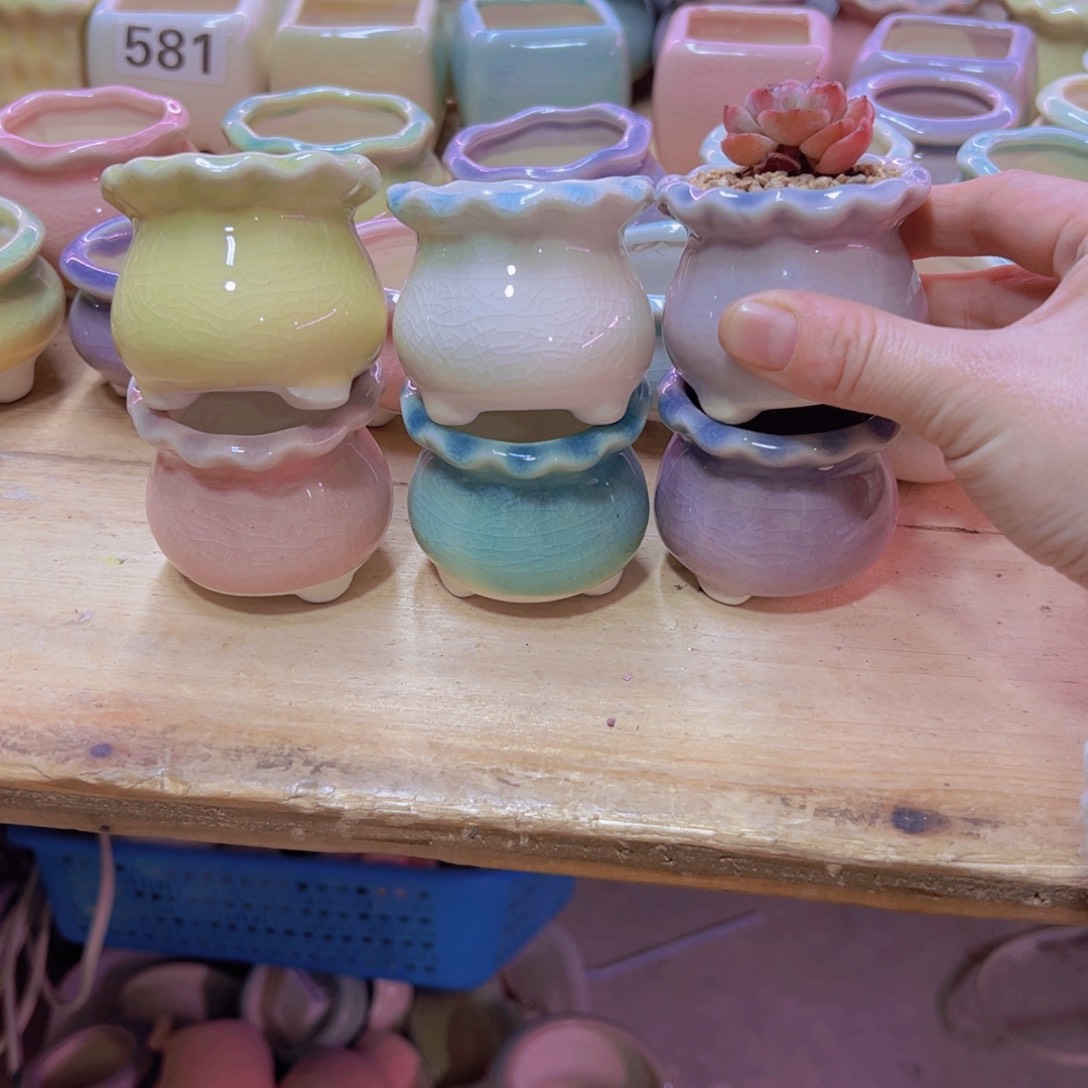 陶瓷花盆当场凑满12包邮