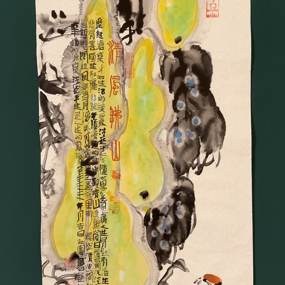 国画邹联富老师的作品