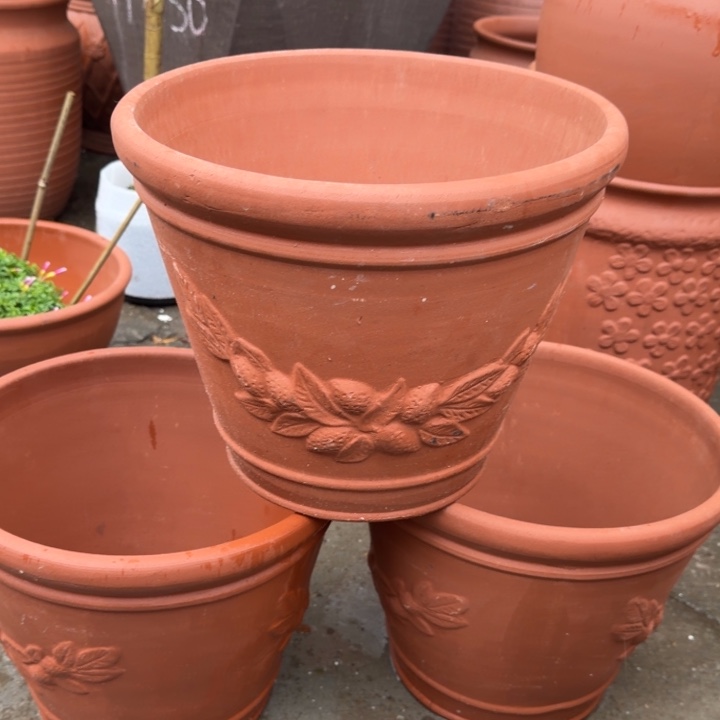 紫砂花盆口30高25宜兴紫砂 