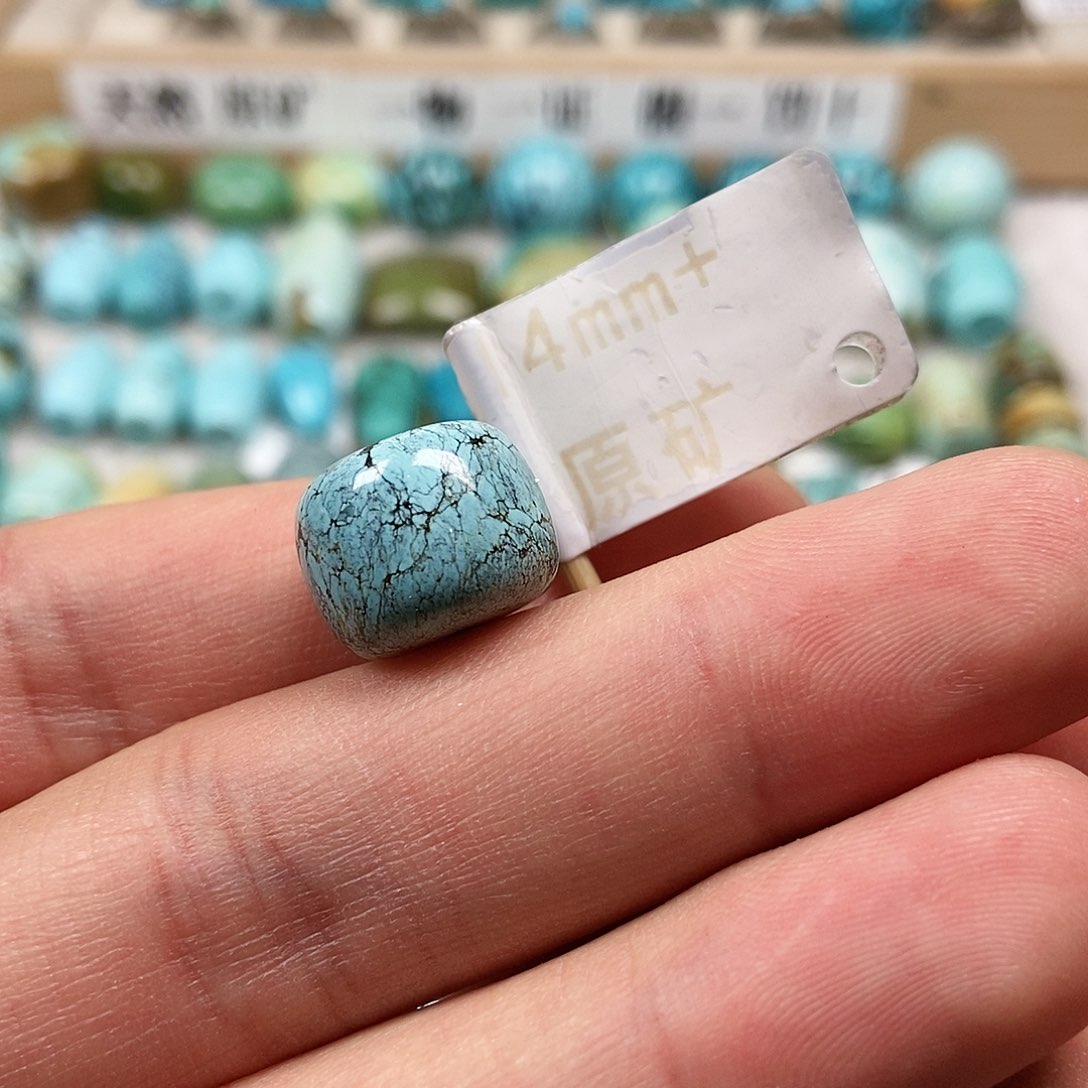 未镶嵌绿松石珠宝半成品