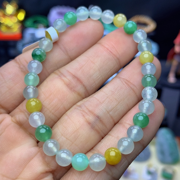 翡翠手链未镶嵌翡翠 6.0