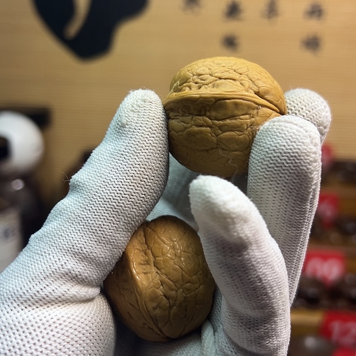 把件文玩核桃蛇皮球44