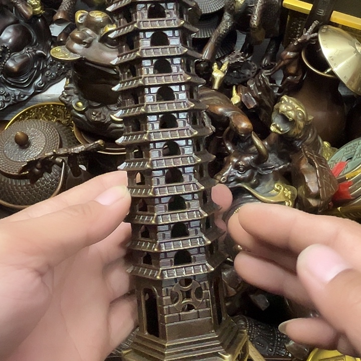 顺顺利利，铜器摆件