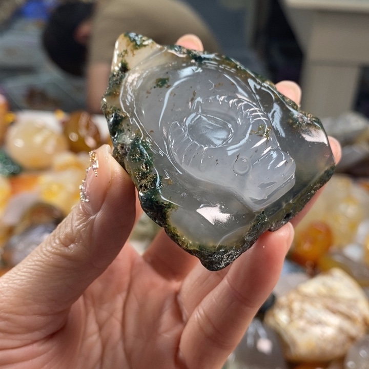 玛瑙/玉髓吊坠(不含链)未镶嵌