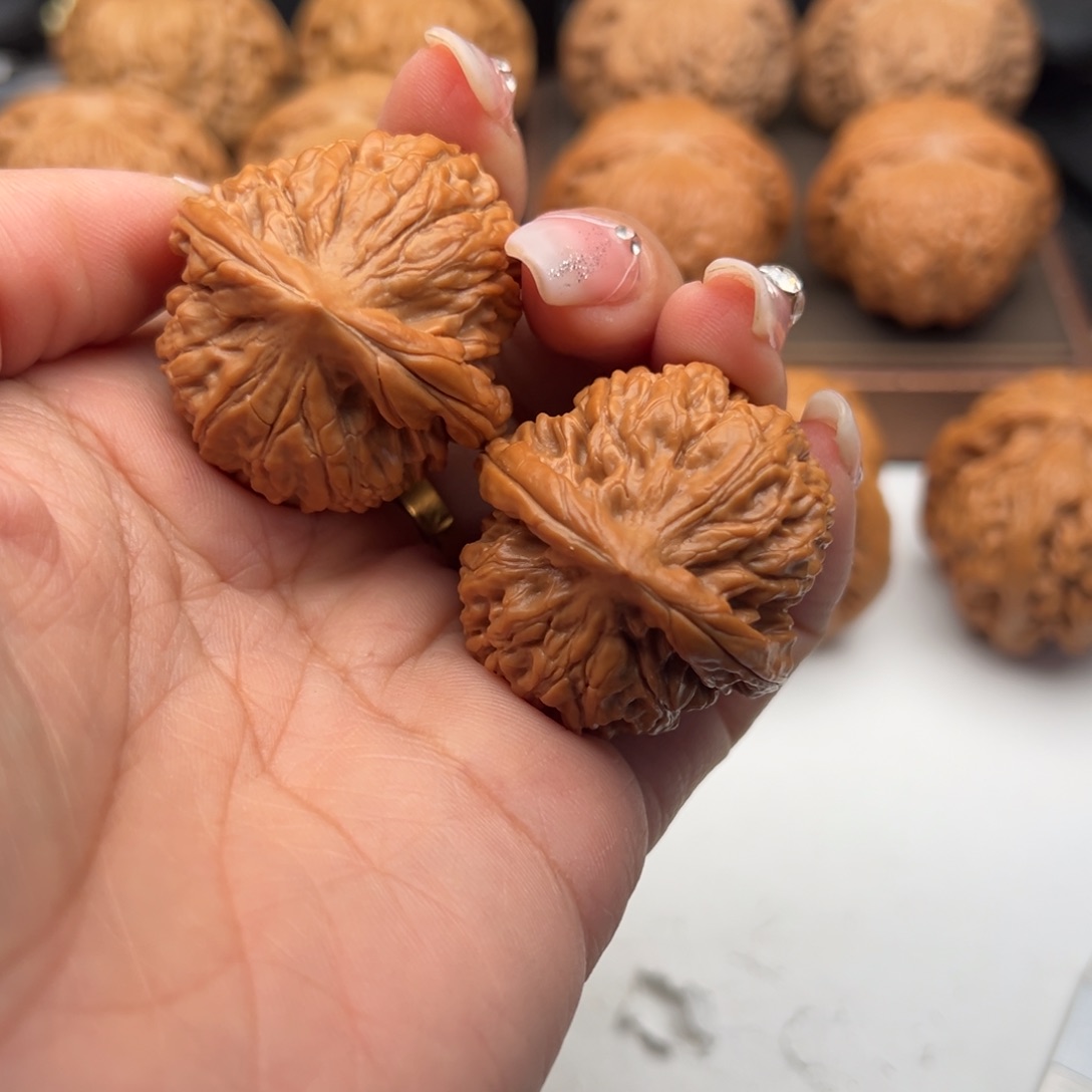 文玩核桃把件莲花35