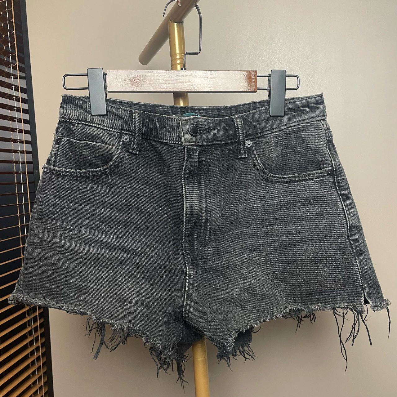 99新 Alexander McQueen/亚历山大·麦昆 流苏短裤/26码/FG205567