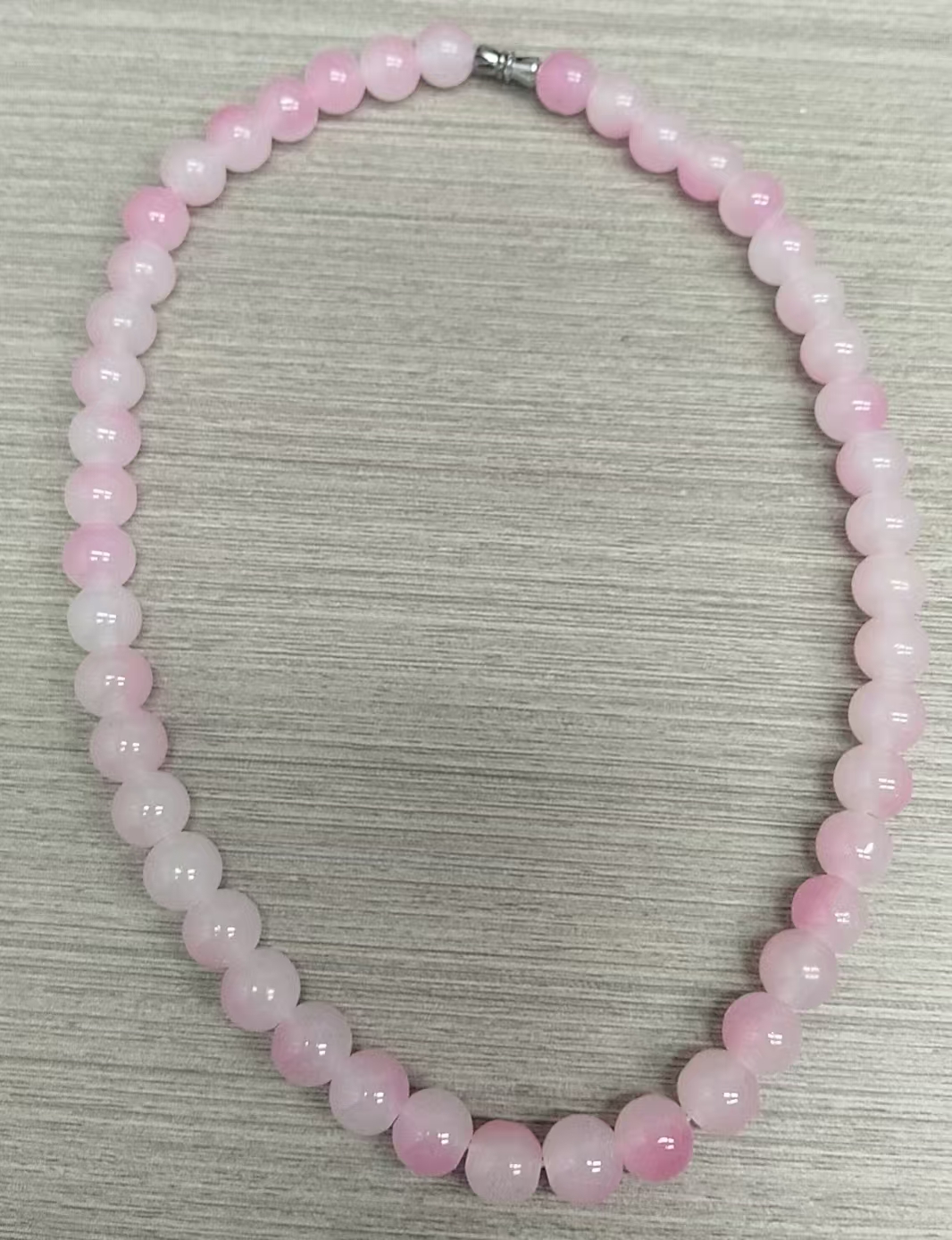 桃 花 粉 项链XL009