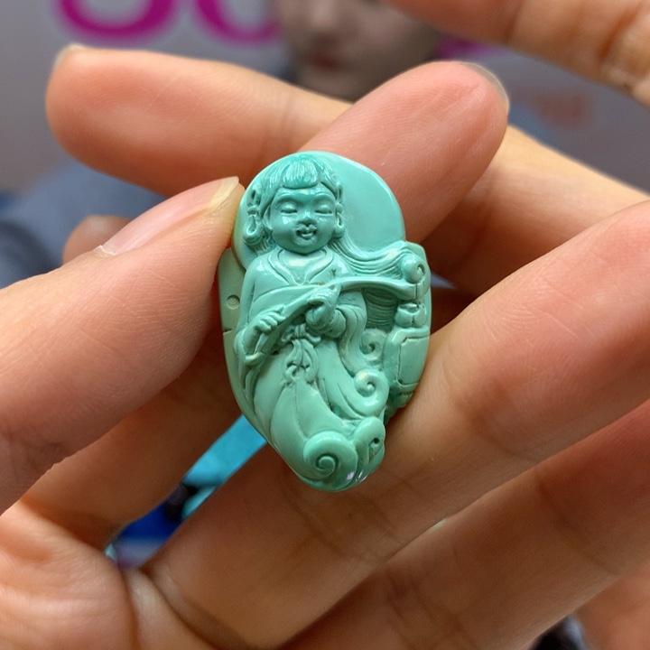 绿松石吊坠未镶嵌