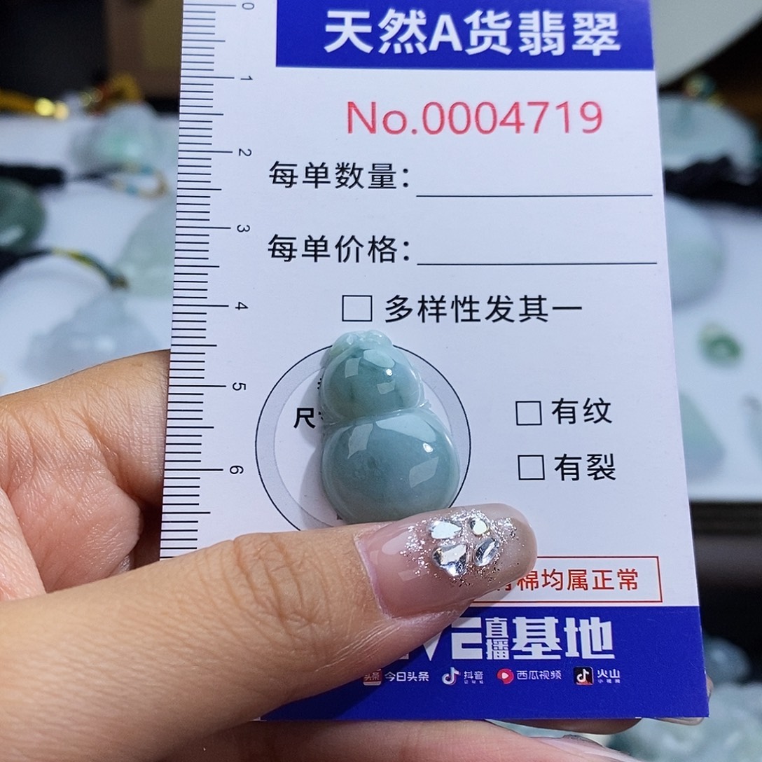 翡翠未镶嵌颈饰4719