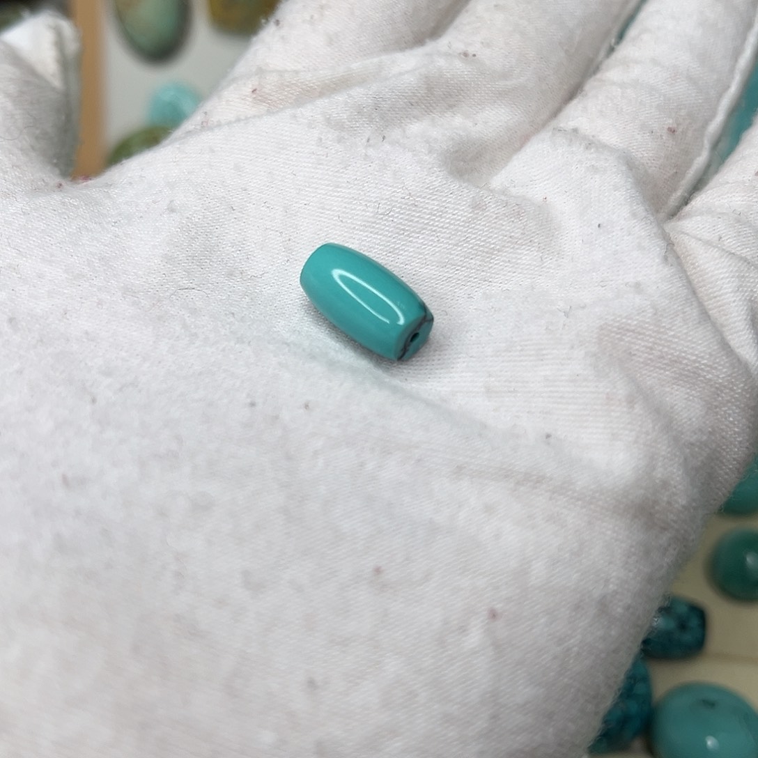 绿松石桶珠未镶嵌一***菜