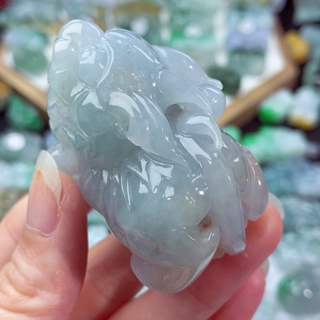 翡翠颈饰未镶嵌天然