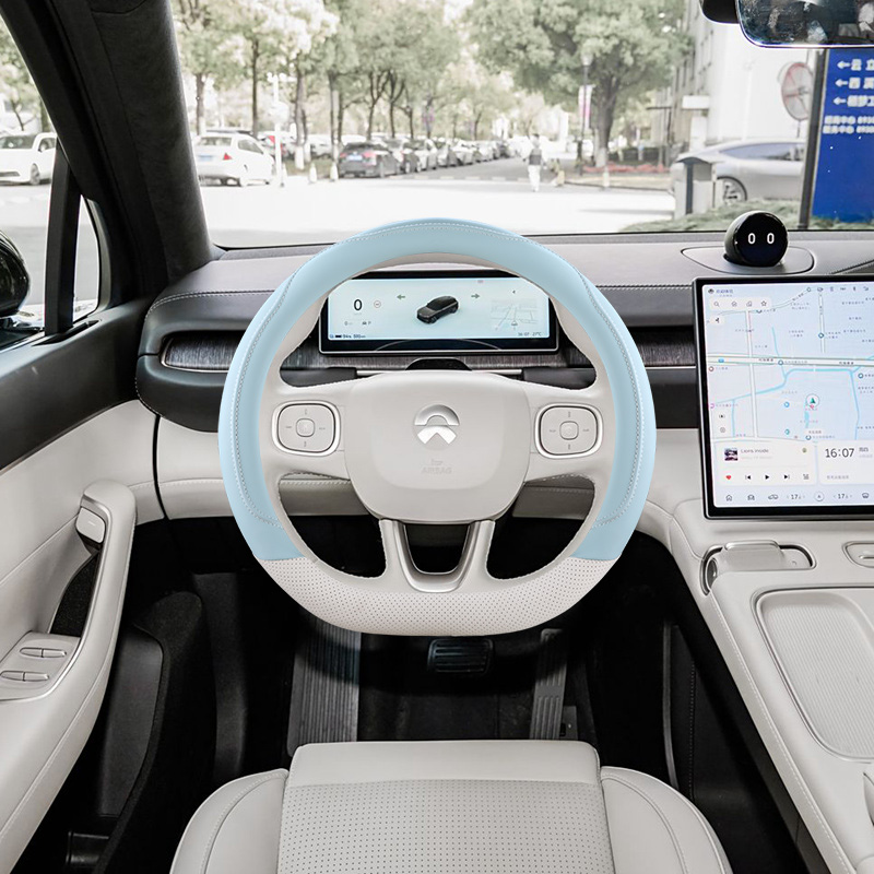 45蔚来es6 et5t ec6 et5 es8方向盘套皮款四季通用汽车手把套防滑