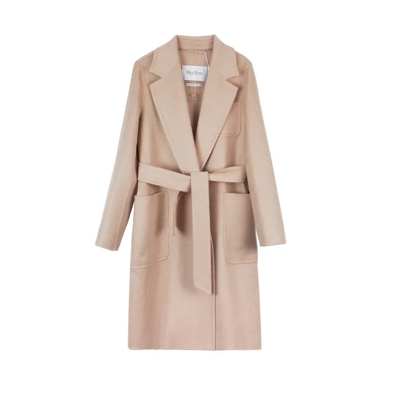 MaxMara 【国现 专柜38900】女士双面呢大衣外套 Elis 002