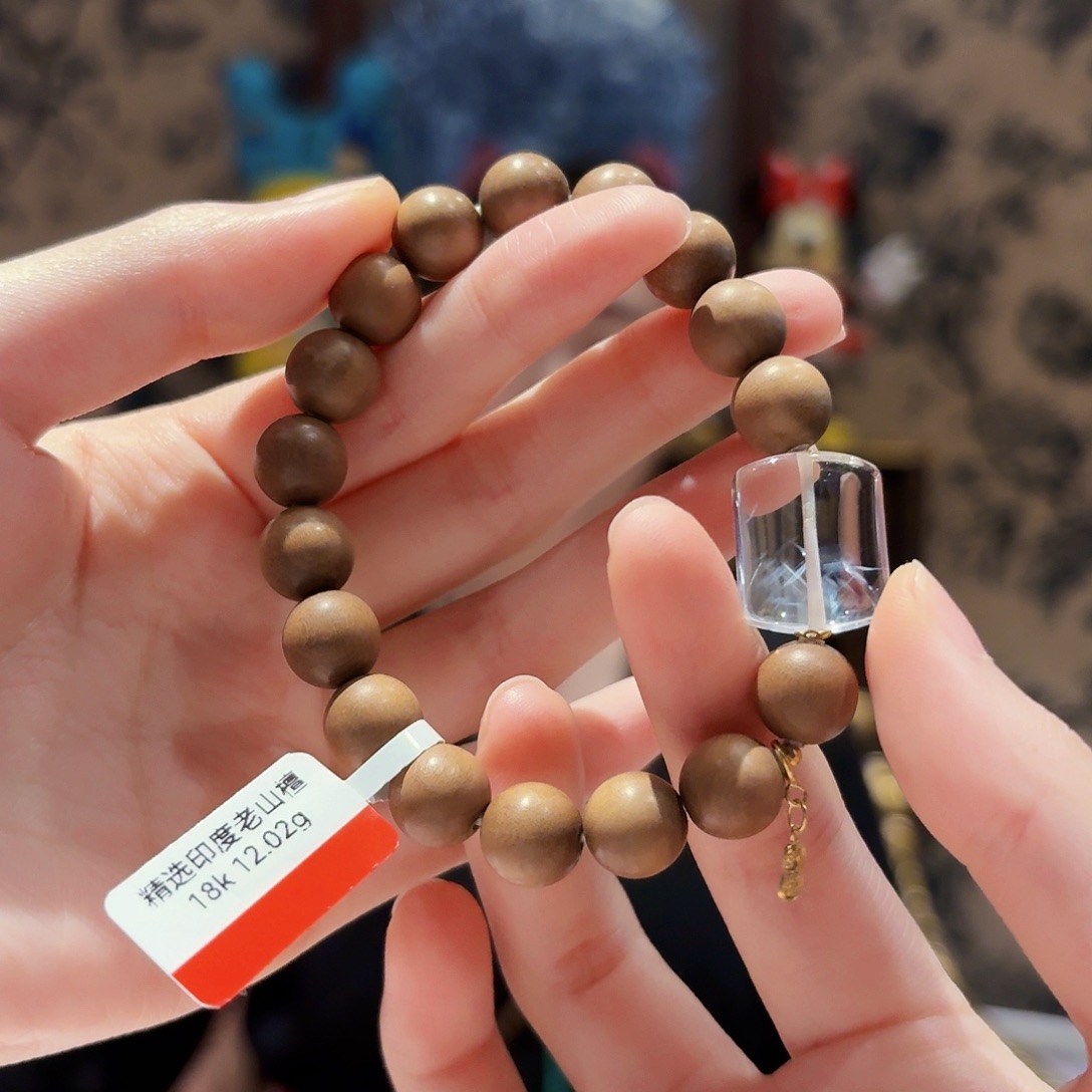 未镶嵌檀香木手串