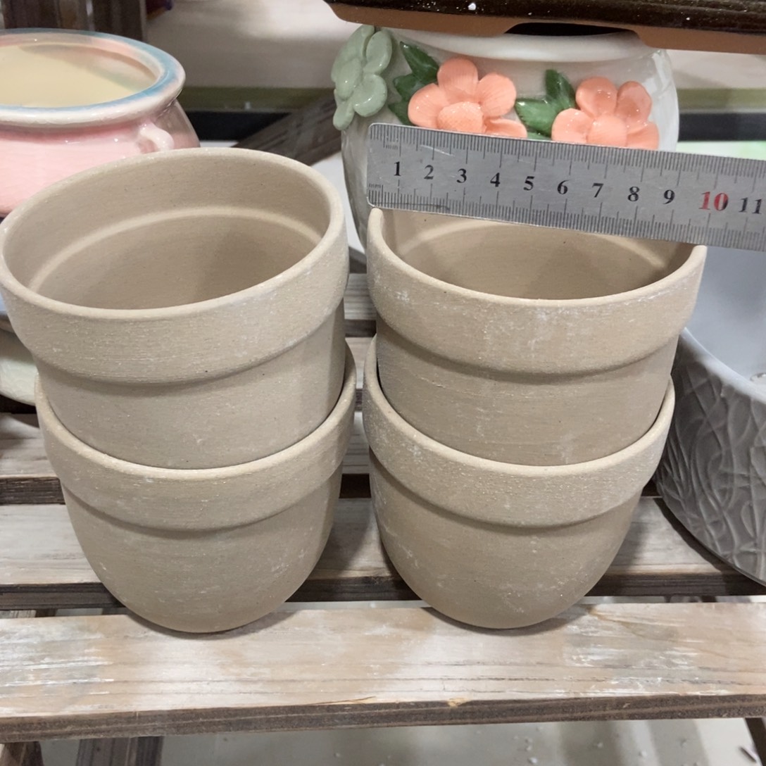 红陶高温陶瓷花盆