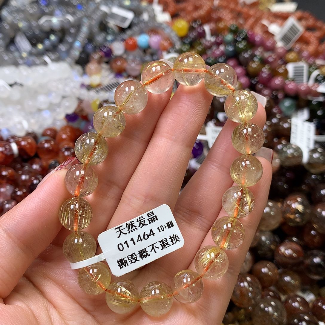 水晶手链未镶嵌，