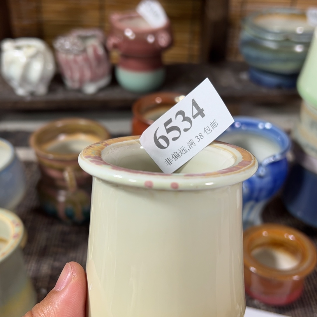 红陶景德镇手工花盆