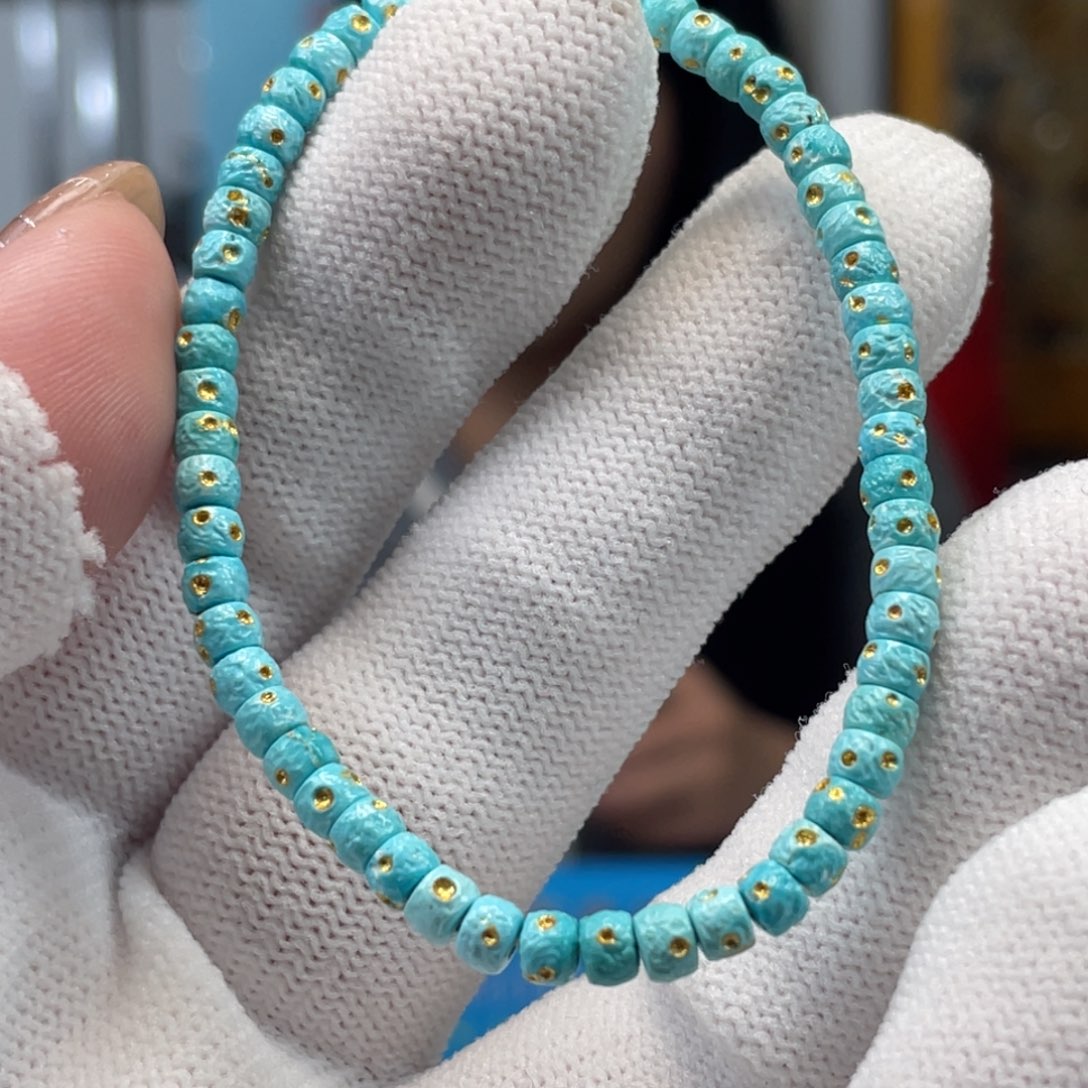 绿松石银S925镶嵌挂件