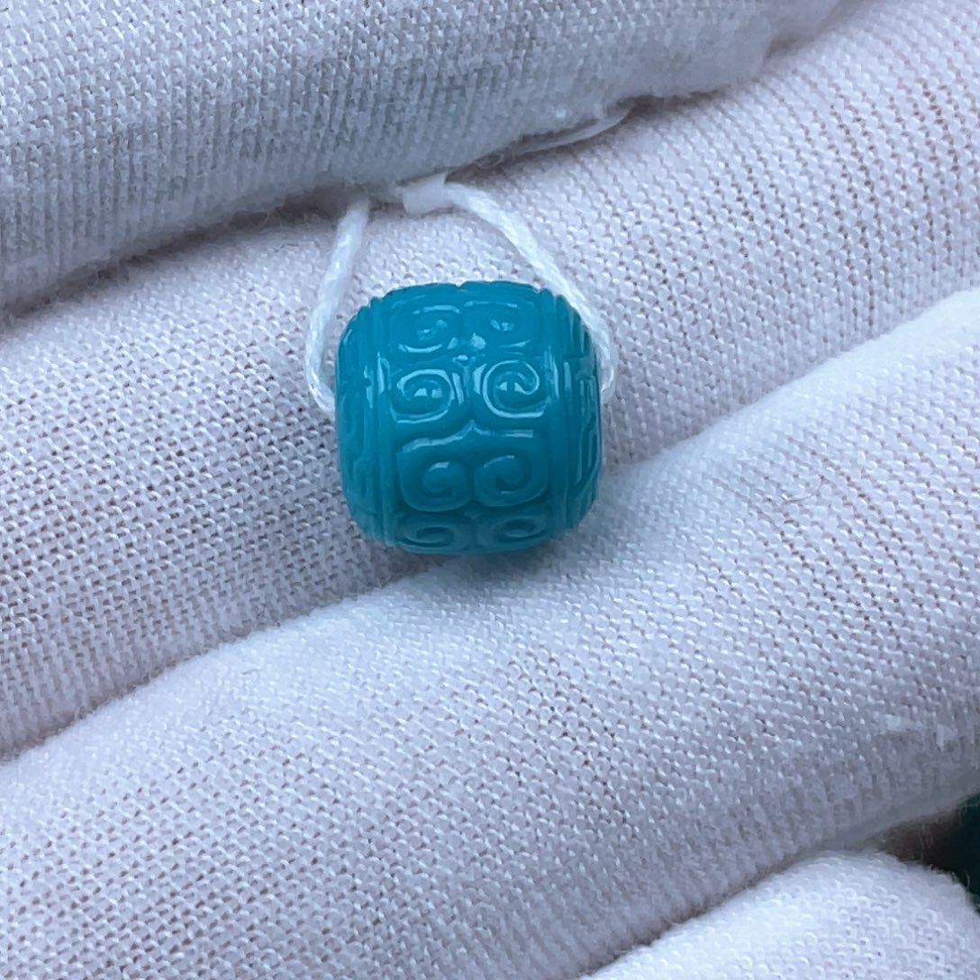 绿松石未镶嵌挂件10.5✖️10mm