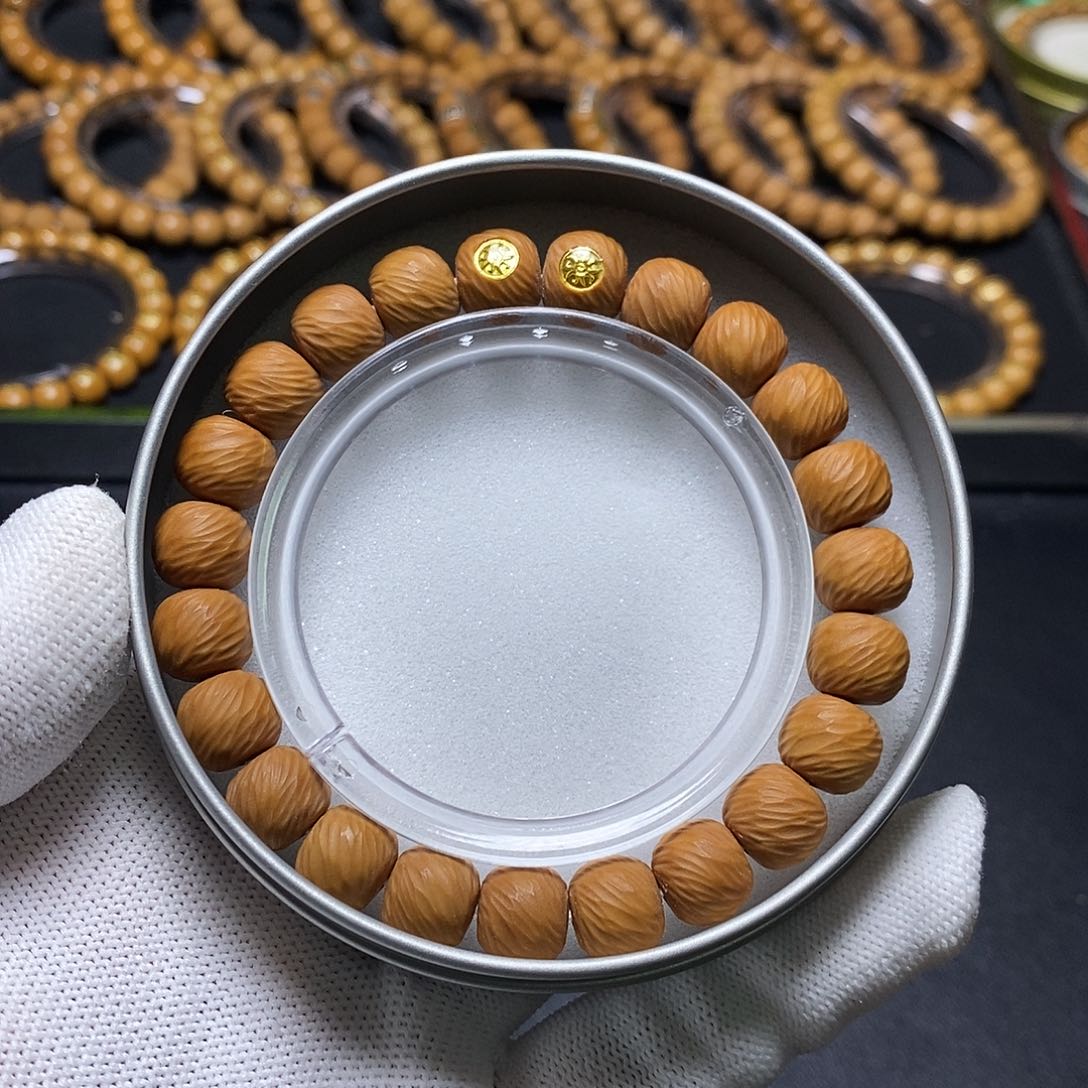 猴头核桃手串18双标千刃云锦 10左右 全品 34号