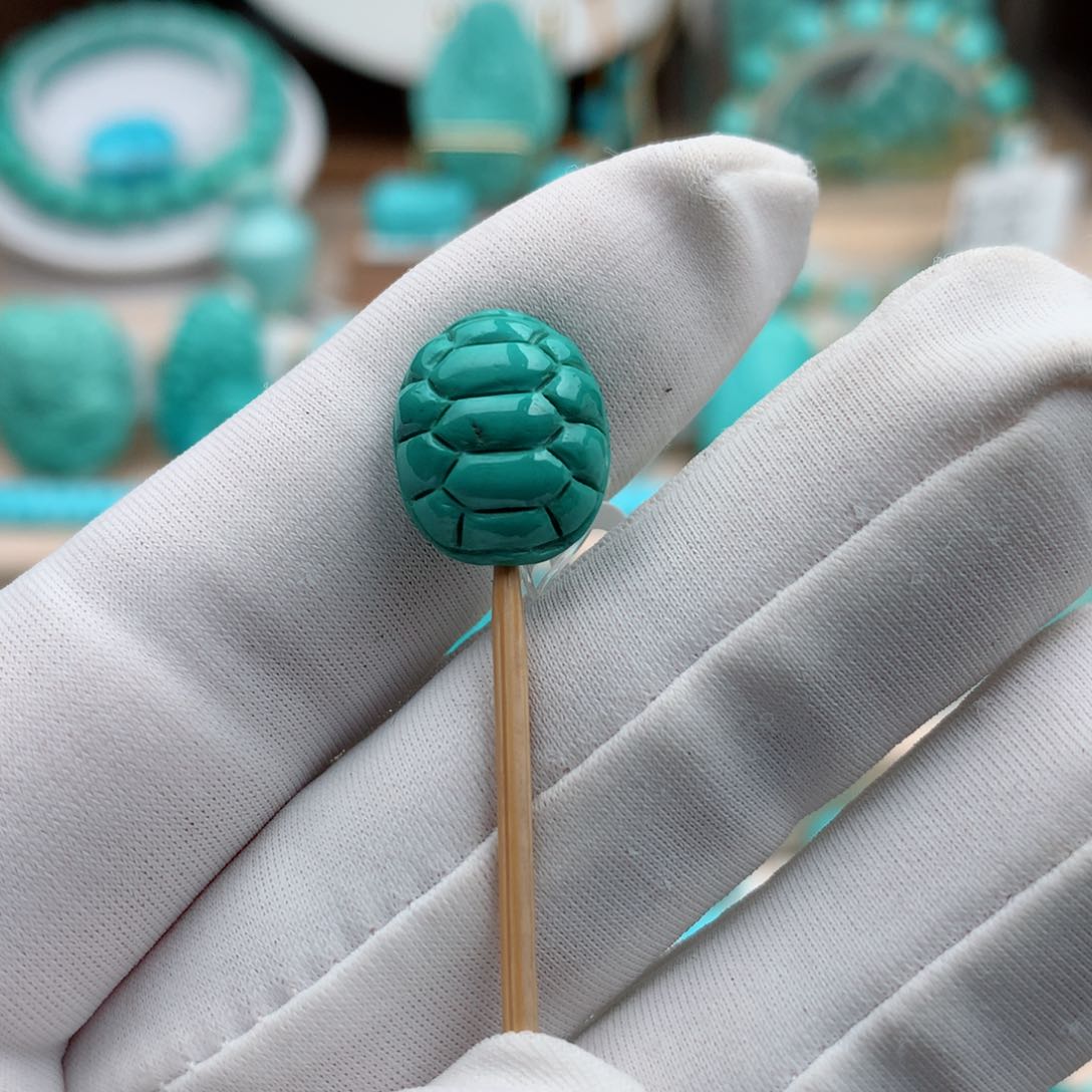 绿松石珠宝奇石未镶嵌