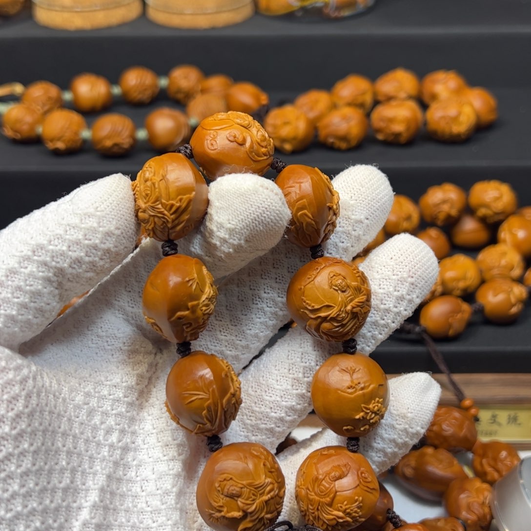 5***豪橄榄核手串/手链2.3自在观音