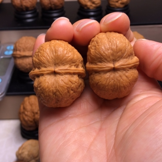 文玩核桃把件༄****峭壁元宝58