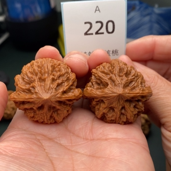 文玩核桃把件38.5野牛220