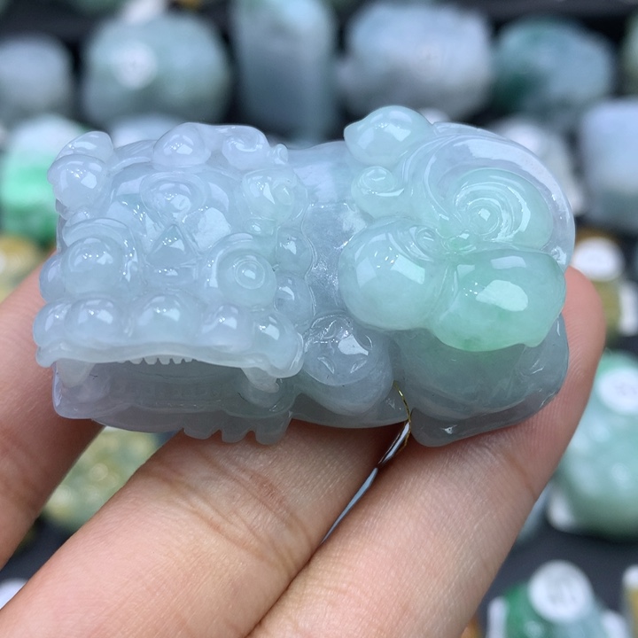 翡翠未镶嵌颈饰天然缅甸翡翠