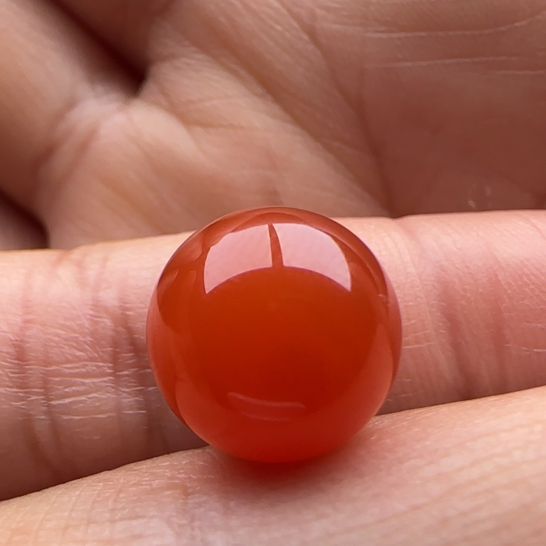 南红玛瑙圆珠11.8未镶嵌