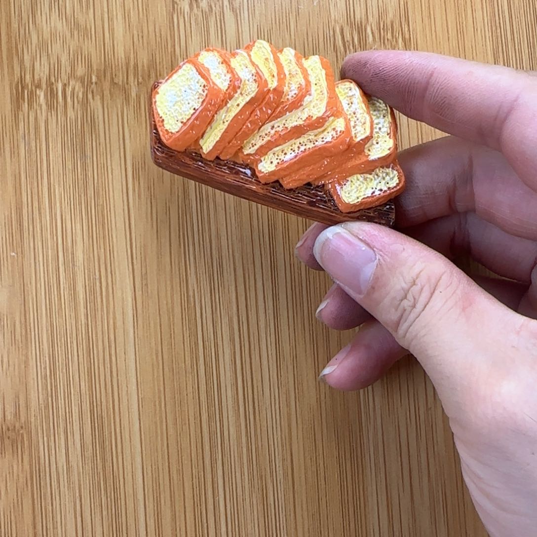 双层款吐司板冰箱贴