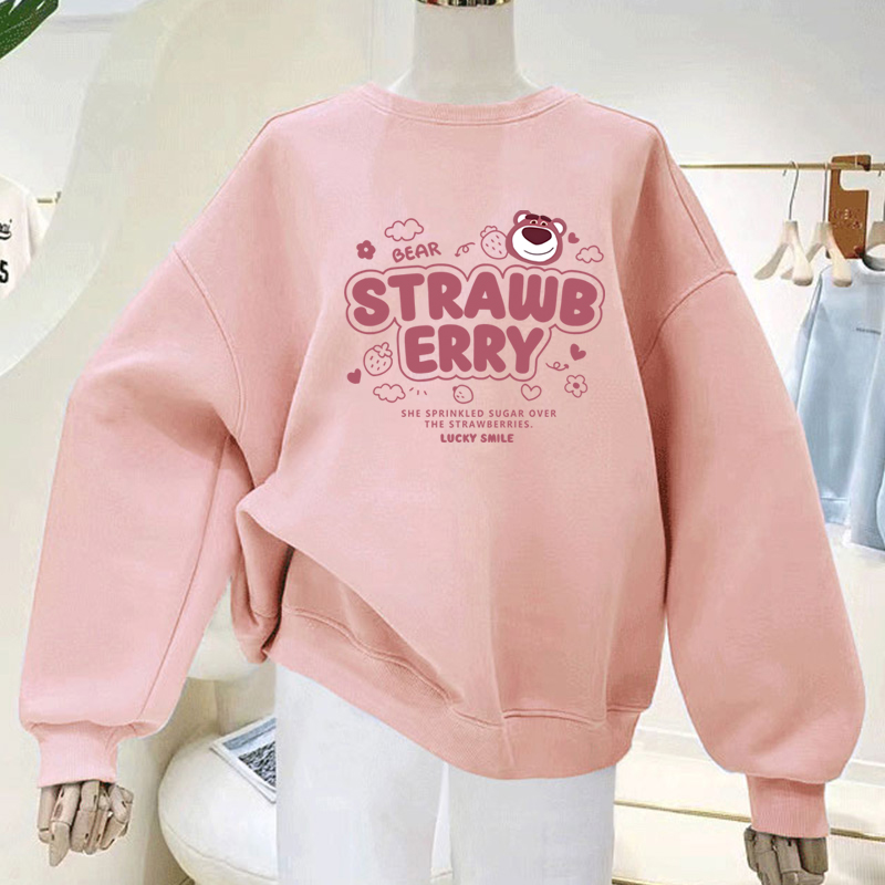 华棉圆领休闲潮流百搭长袖青少年卫衣秋季印花潮流卫衣【热卖中】