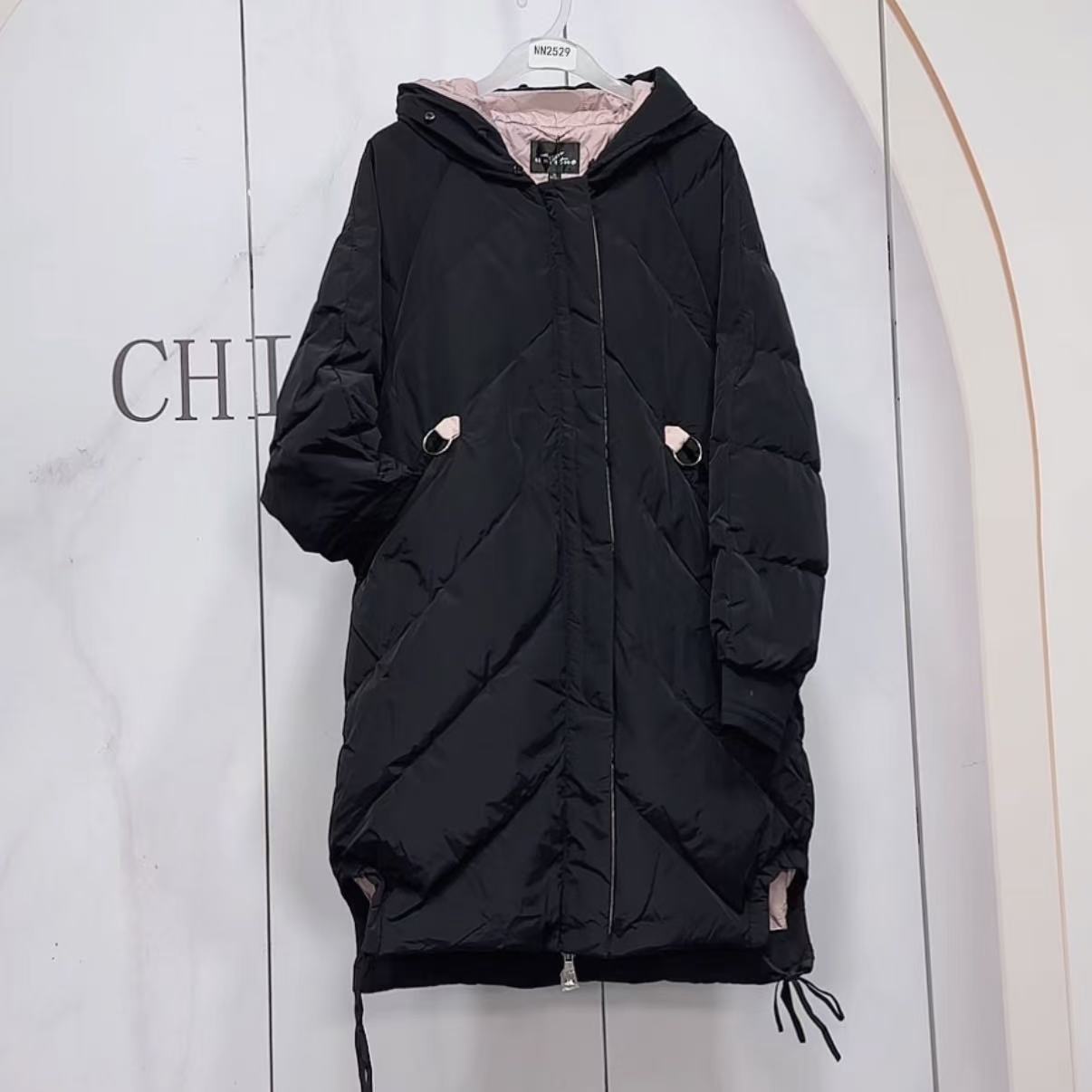 【香港•缇拓】NN2529-时尚女装设计感羽绒服法式气质显瘦洋气百搭