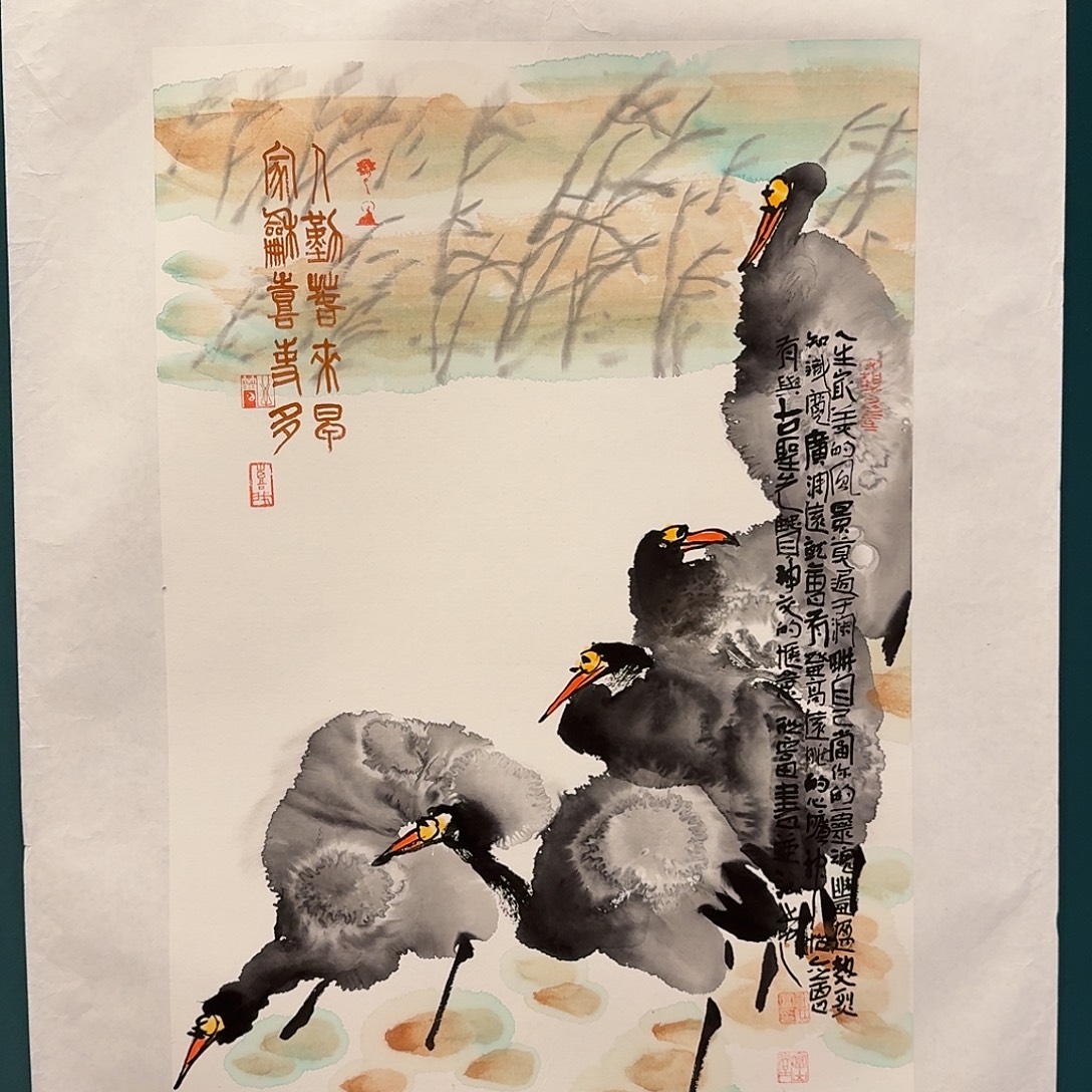 国画邹老师的作品