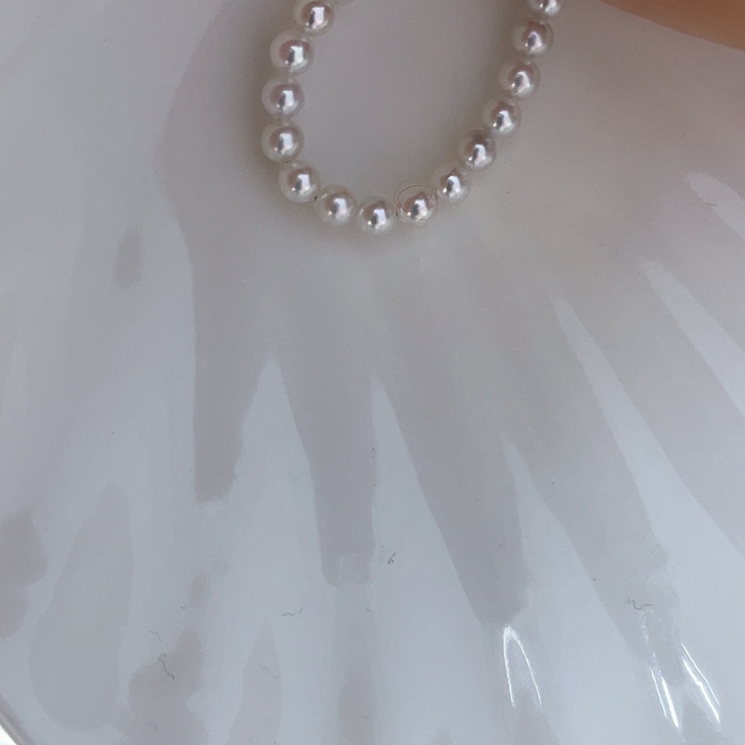 贝***贝戒指18K金镶嵌淡水珍珠