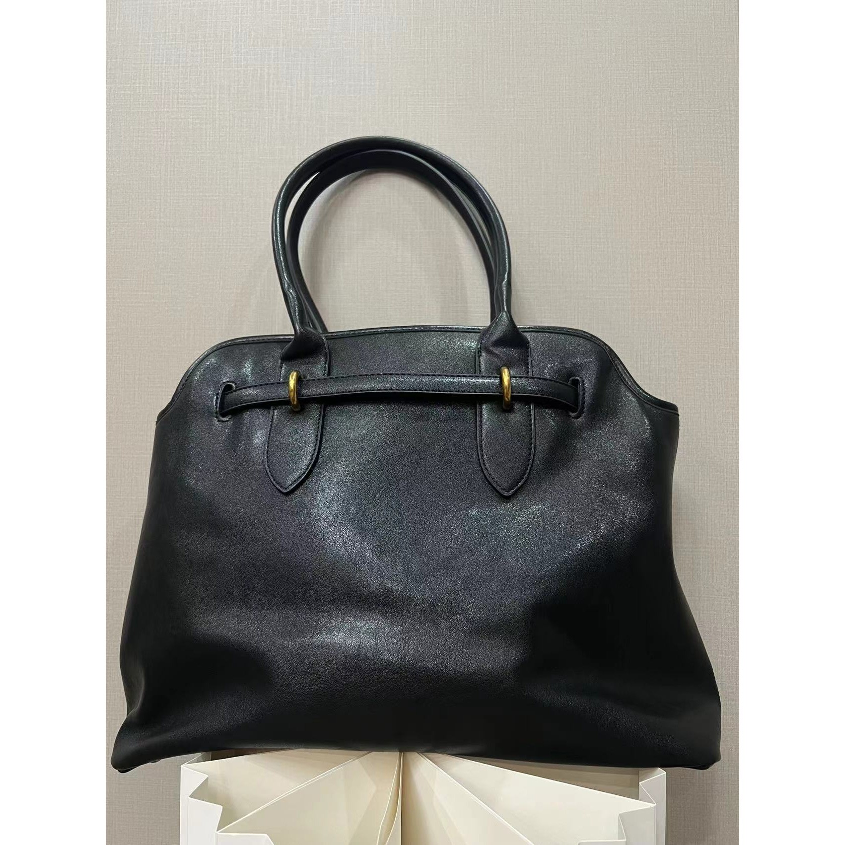 潮流打造真皮女士包贝壳 0334 黑色