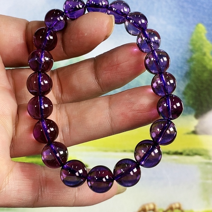 未镶嵌手链紫晶手链