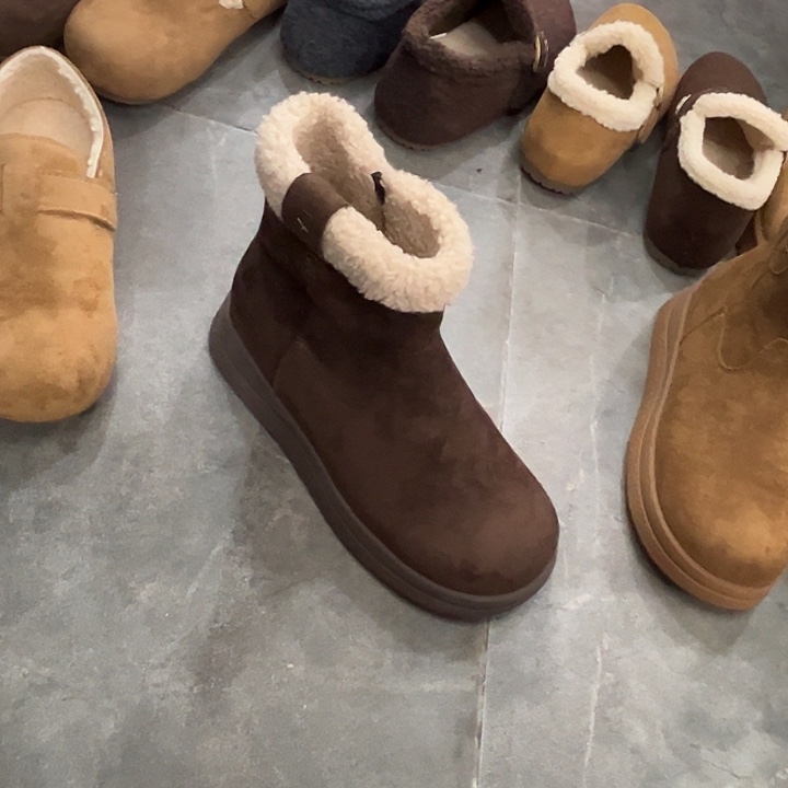 雪地棉008200棕色38