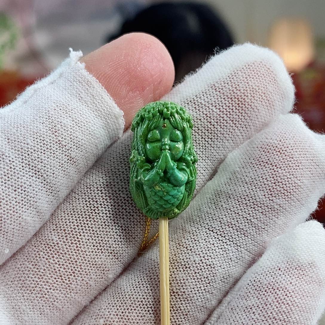 绿松石珠宝奇石未镶嵌