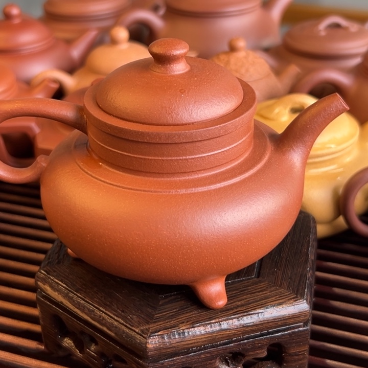 紫砂茶案红泥奥雪200cc