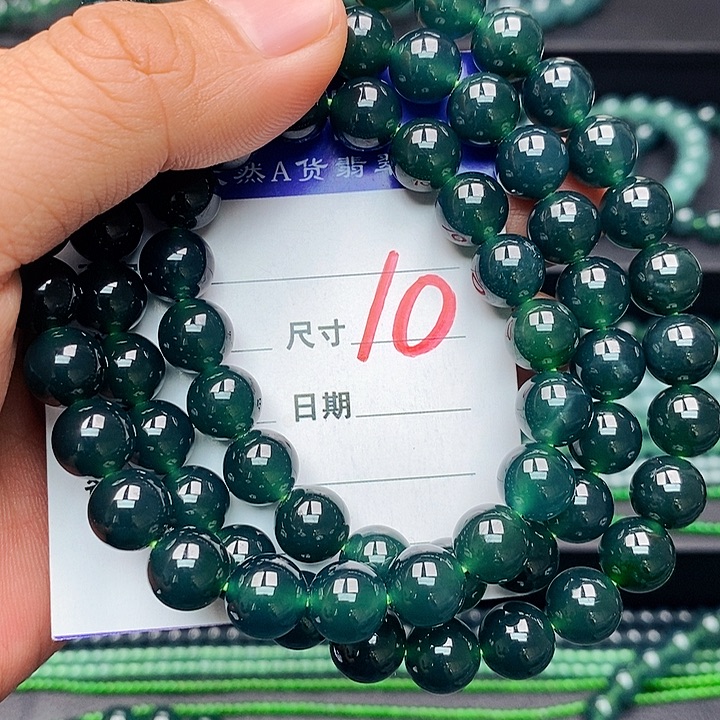 翡翠未镶嵌手链翡翠