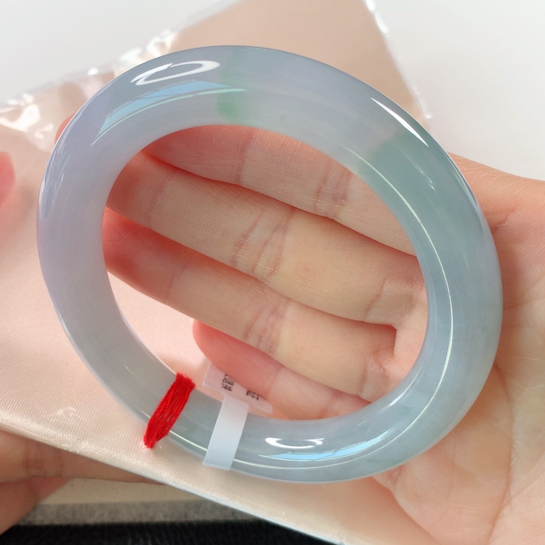未镶嵌手镯翡翠阿*仔 圆条