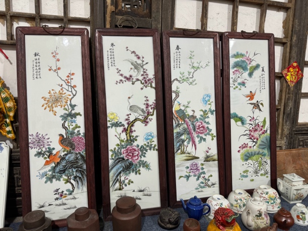 瓷板画，，，，，，，，，，，