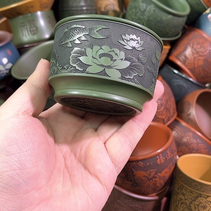 茶杯紫砂全手工紫砂主人杯