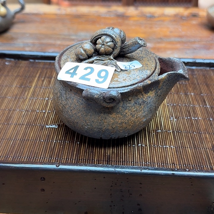 纯手工制作粗陶茶具