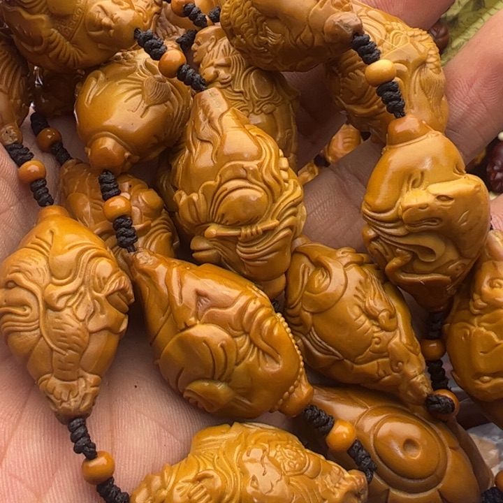 橄榄核手串/手链2.2整身骑兽十八罗汉