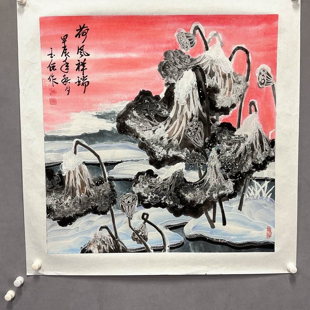 国画国画纯手绘作品请放心去藏