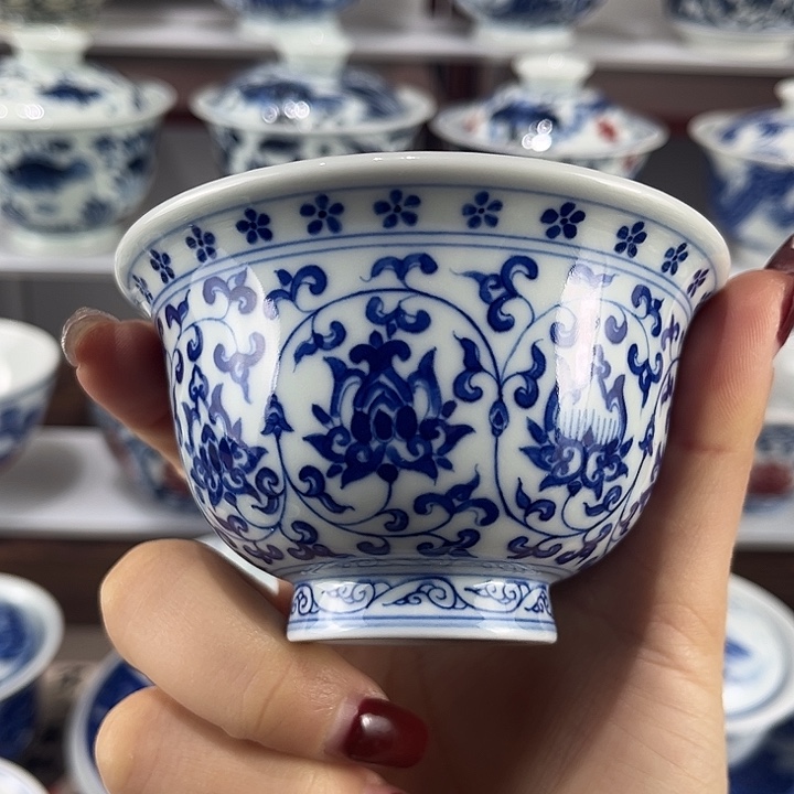 景德镇溪山居手工手绘