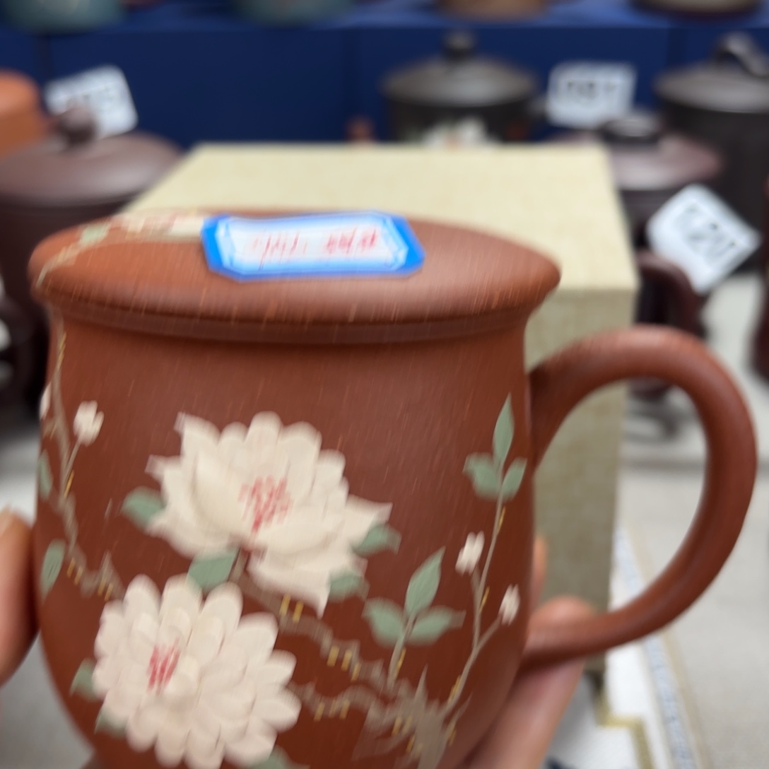 紫砂茶杯紫砂盖杯